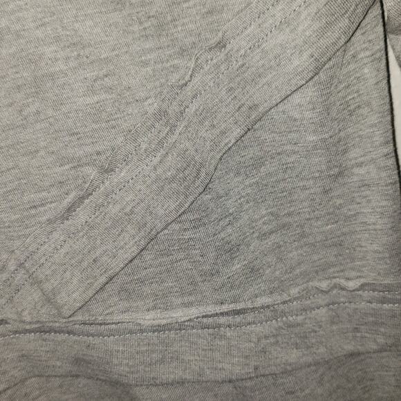 90s Wet Seal riveted long sleeve top women's size small gray wrap bandage - Picture 4 of 9